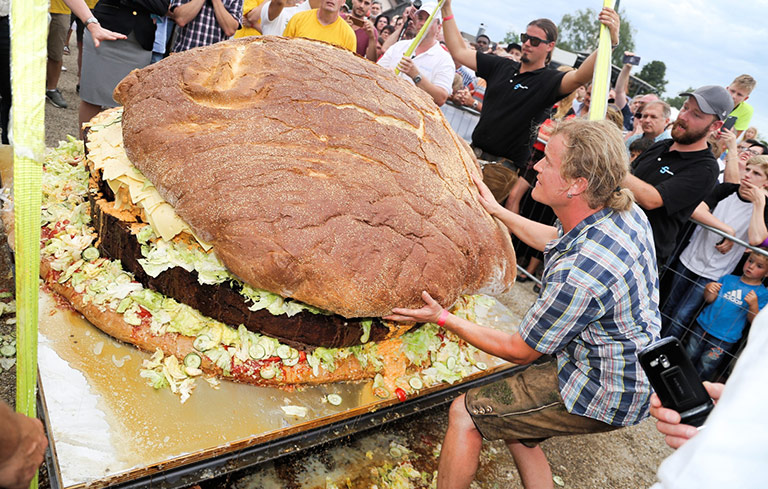 Hamburguesa más grande del mundo